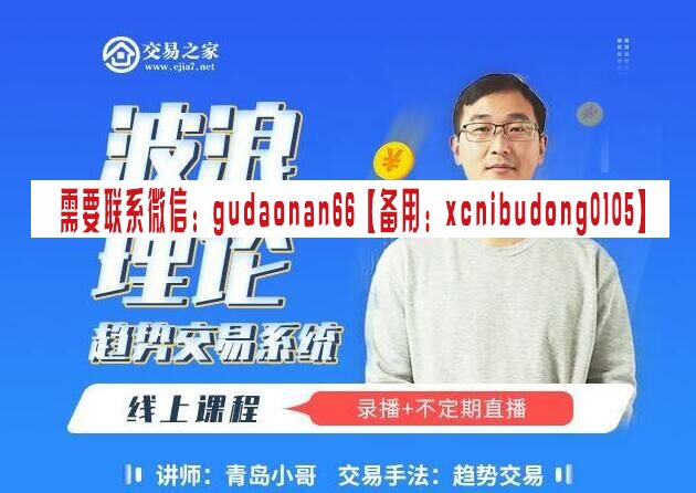兰玉飞波浪理论趋势交易系统系统线上视频课程
